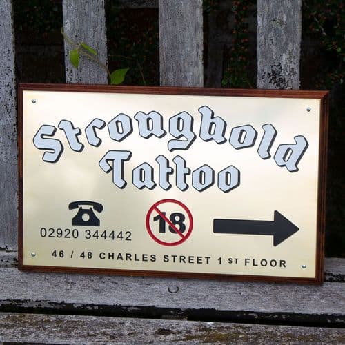 Chemically Etched Brass Plaques | The Sign Maker Shop