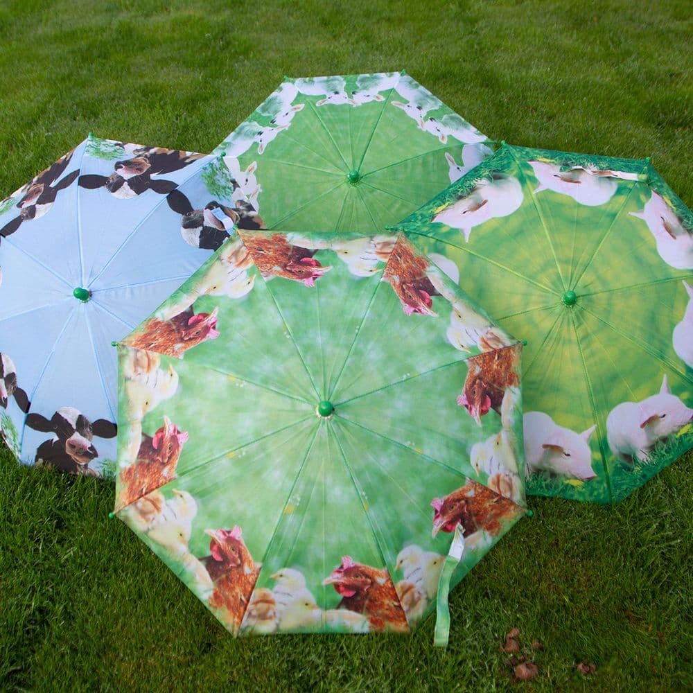 Childrens Farm Animal Umbrellas