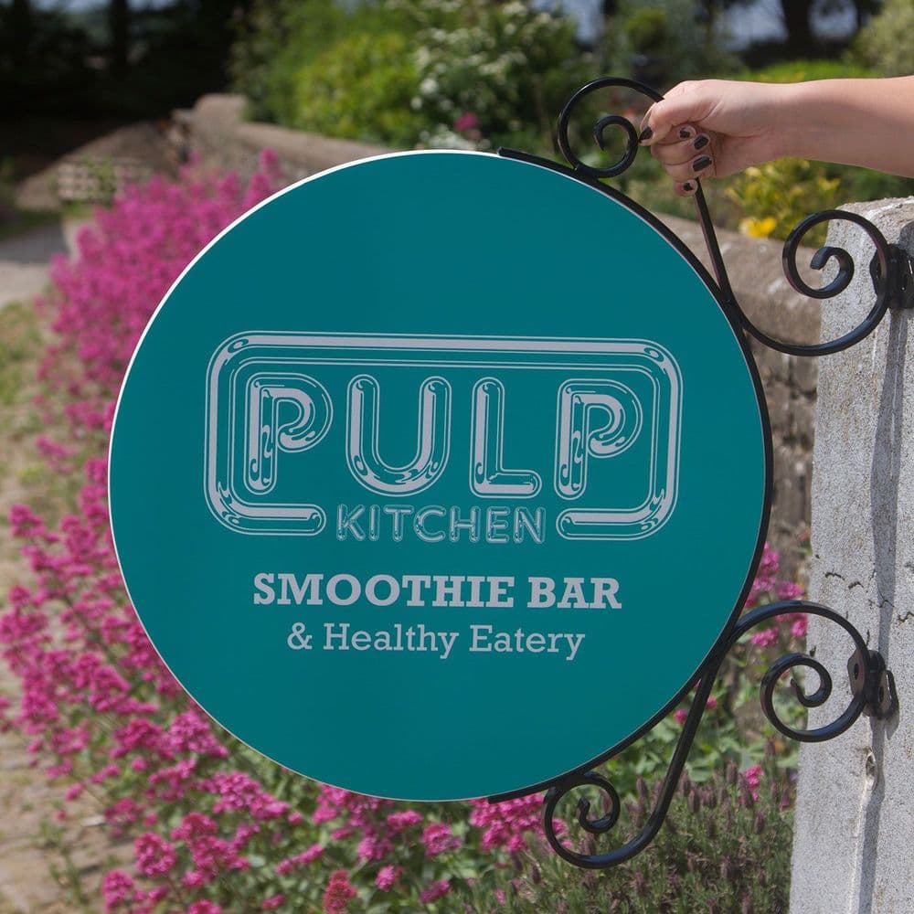 Circular Projecting Sign