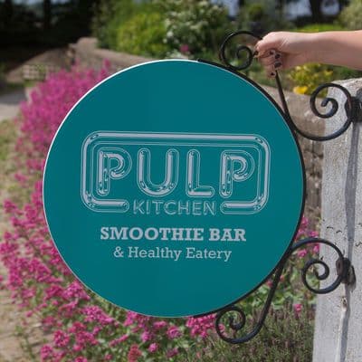Circular Projecting Sign