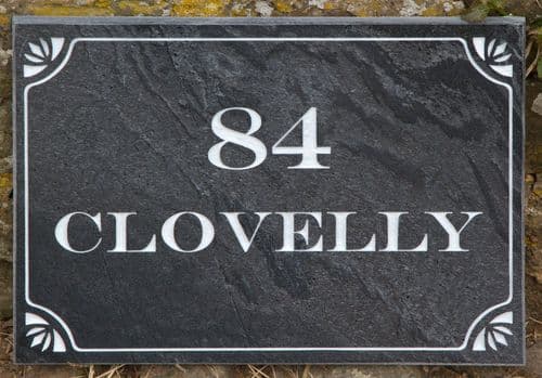 Coloured Slate House Signs & Name Plates | The Sign Maker Shop