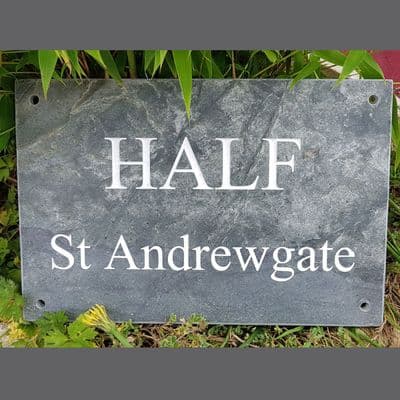 Coloured Slate House Name Plates