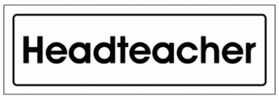 Community Sign - Headteacher (2900)