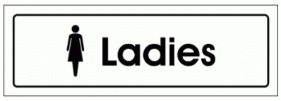 Community Sign - Ladies WC (2919)