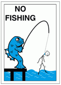 Community Sign - No Fishing (1510)