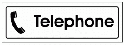 Community Phone Sign In Community Sign - Telephone (2921) | The Sign Maker