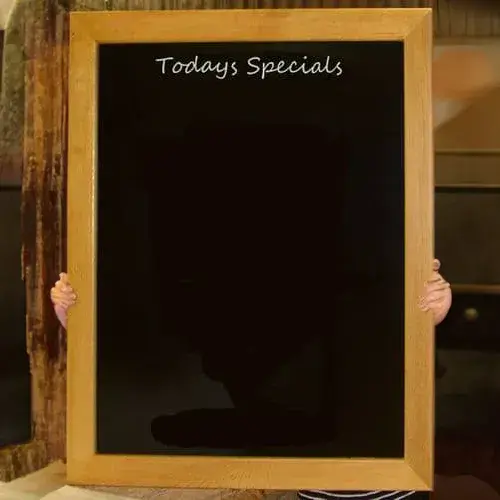 Composite Blackboard with Wooden Frame