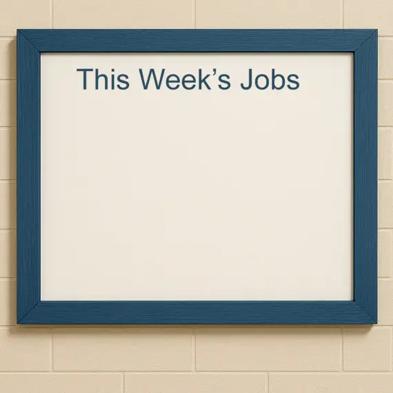 Painted Wooden Framed Whiteboards | The Sign Maker Shop
