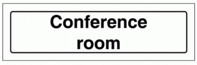 Construction Sign - Conference Room (2968)