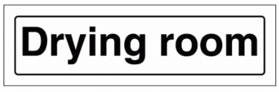 Construction Sign - Drying Room (2970)
