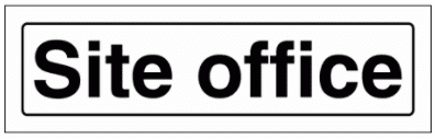 Construction Sign - Site Office (2961)