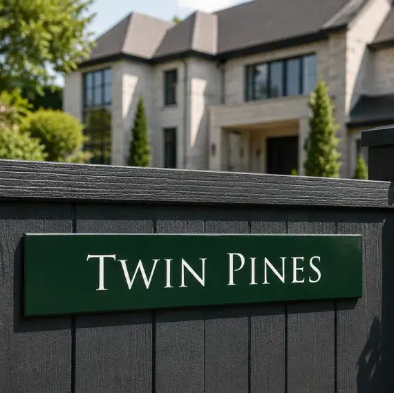Contemporary Fibreglass Signs for Homes & Businesses | The Sign Maker Shop