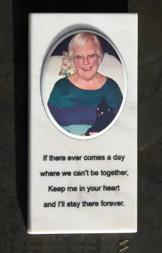 Corian Photo Memorial 100mm x 200mm| The Sign Maker Shop