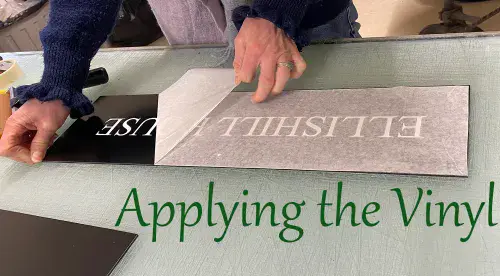 Large Vinyl Lettering Over 50mm| The Sign Maker Shop