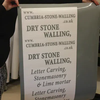 Cut Vinyl Lettering  -  50mm  or over in height