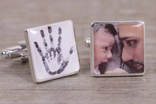 Dad Cuffllinks Hands