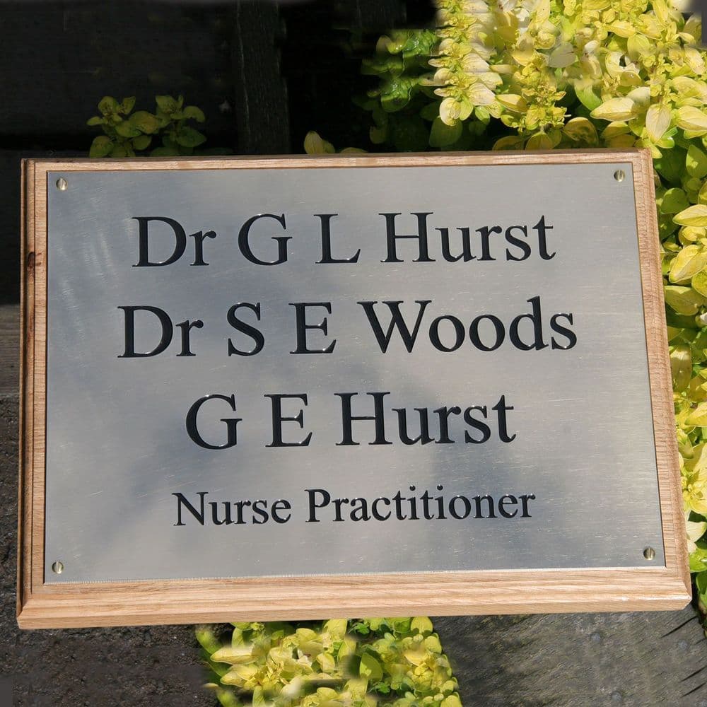 Deep Engraved Stainless Steel Signs