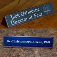 Personalised Desk Name Plates & Office Gifts | The Sign Maker Shop