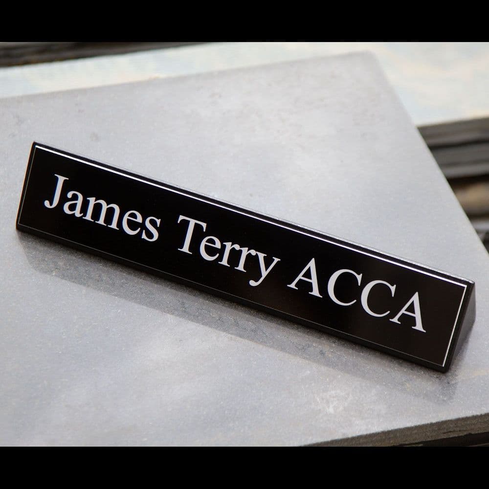 Desk Sign - Name Plate