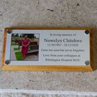 Metal Signs and Memorials in Colour | The Sign Maker Shop