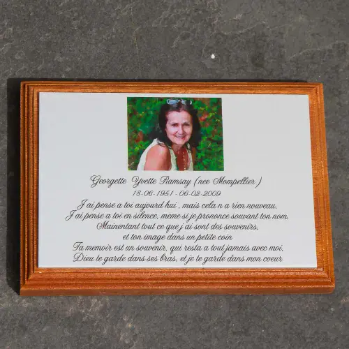 Metal Signs and Memorials in Colour | The Sign Maker Shop