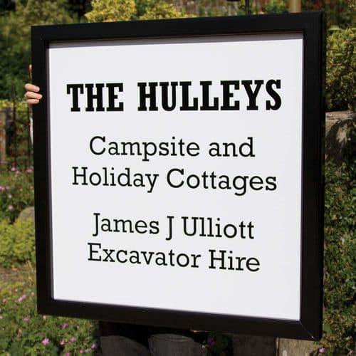Heavy Duty Hanging Sign With Aluminium Frame | The Sign Maker Shop