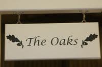 Double Sided Painted Hardwood Signs| The Sign Maker Shop
