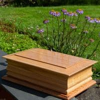 Double Wooden Ashes Casket| The Sign Maker Shop