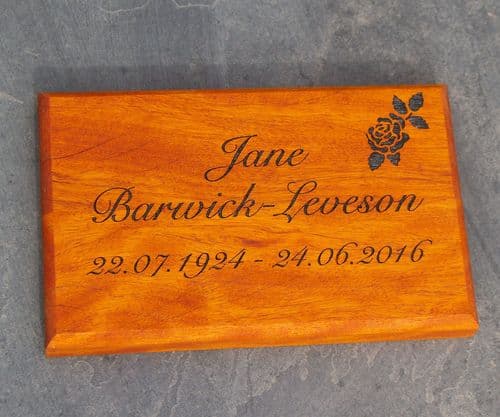 Elegant Wooden Signs & Memorial Plaques | The Sign Maker Shop