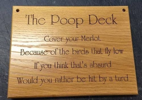 Elegant Wooden Signs & Memorial Plaques | The Sign Maker Shop