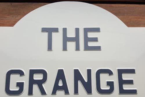 Embossed & Enamelled Arch Top 326x206mm | The Sign Maker Shop