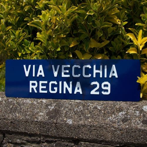 Embossed & Enamelled Rectangle 533x152mm | The Sign Maker Shop