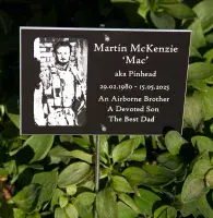 Engraved Memorial Plaques - lots of colours | The Sign Maker Shop