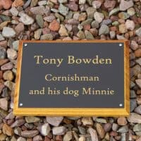 Engraved Memorial Plaques - lots of colours | The Sign Maker Shop