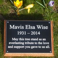 Engraved Memorial Plaques - lots of colours | The Sign Maker Shop