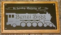 Black Engraved Plaques with Backing Board | The Sign Maker Shop