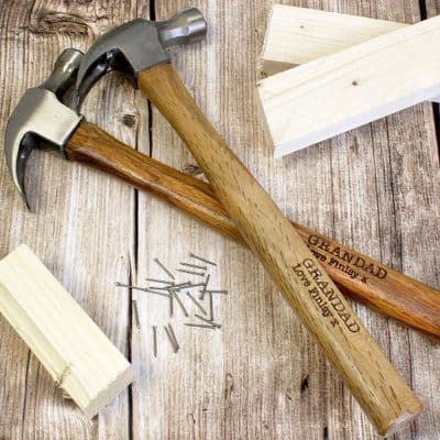 Engraved Hammer with 2 lines of text