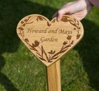 Engraved Wooden Heart - Valentines Day Gift |The Sign Maker Shop