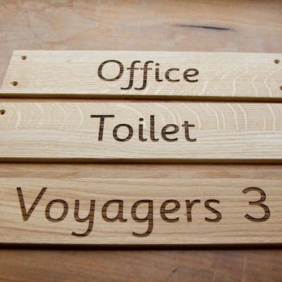 Engraved Wooden Plaques for Indoor Use