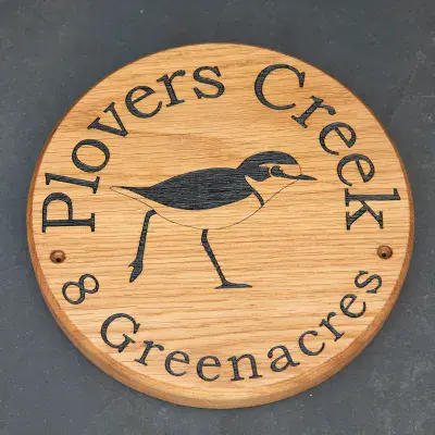 Engraved Wooden Plaques - Ovals and Rounds
