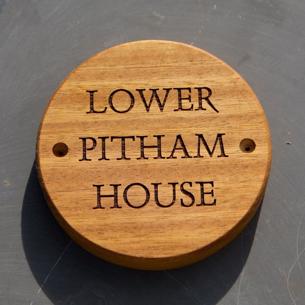 Engraved Wooden Plaques - Ovals and Rounds