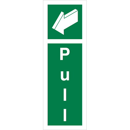 Evacuation Route Sign - 4477 - Pull