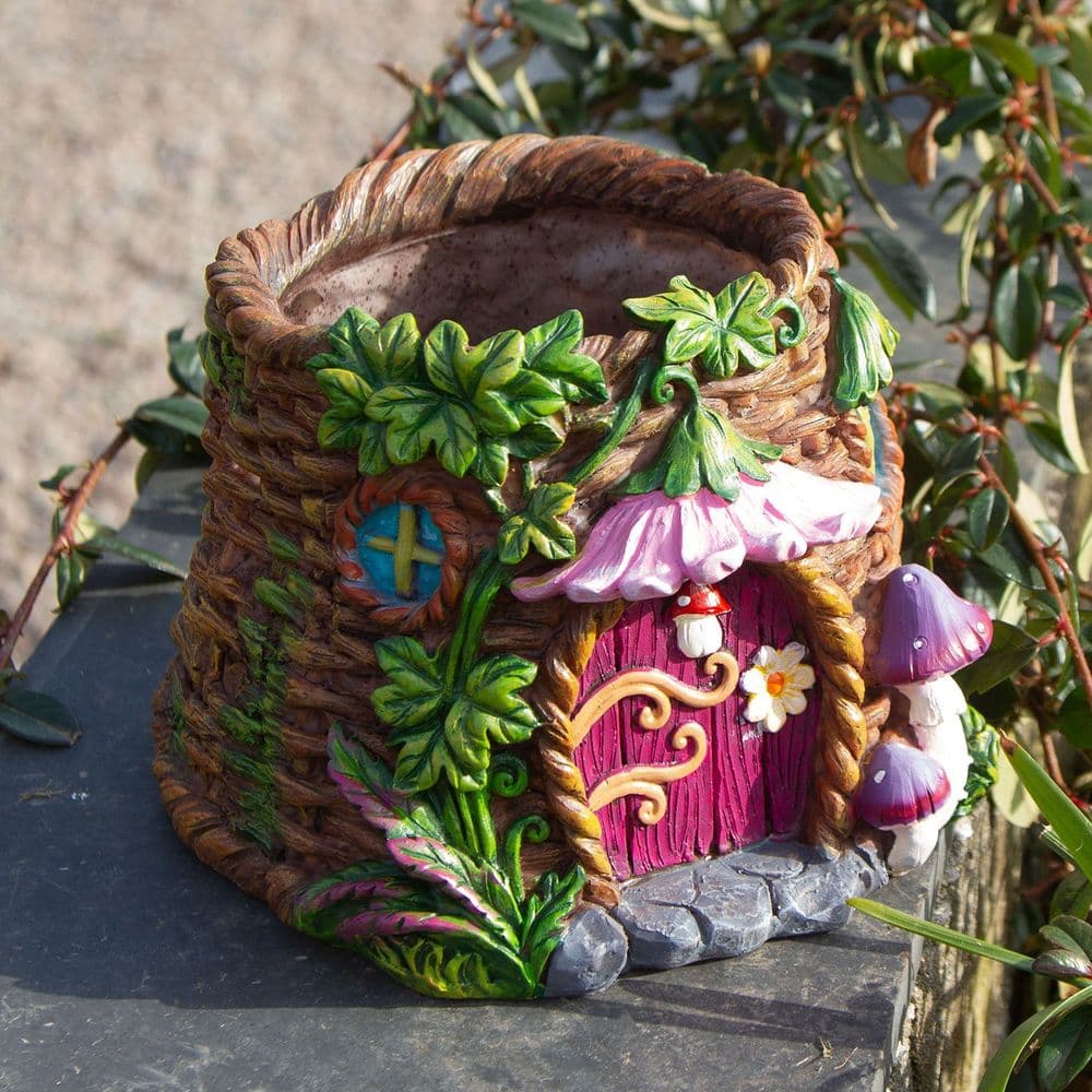 Resin Fairy House Planter The Sign Maker Shop Resin Fairy House Planter The Sign Maker Shop