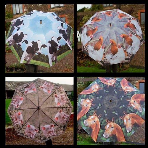 Farm Animal Print Umbrella | The Sign Maker Shop
