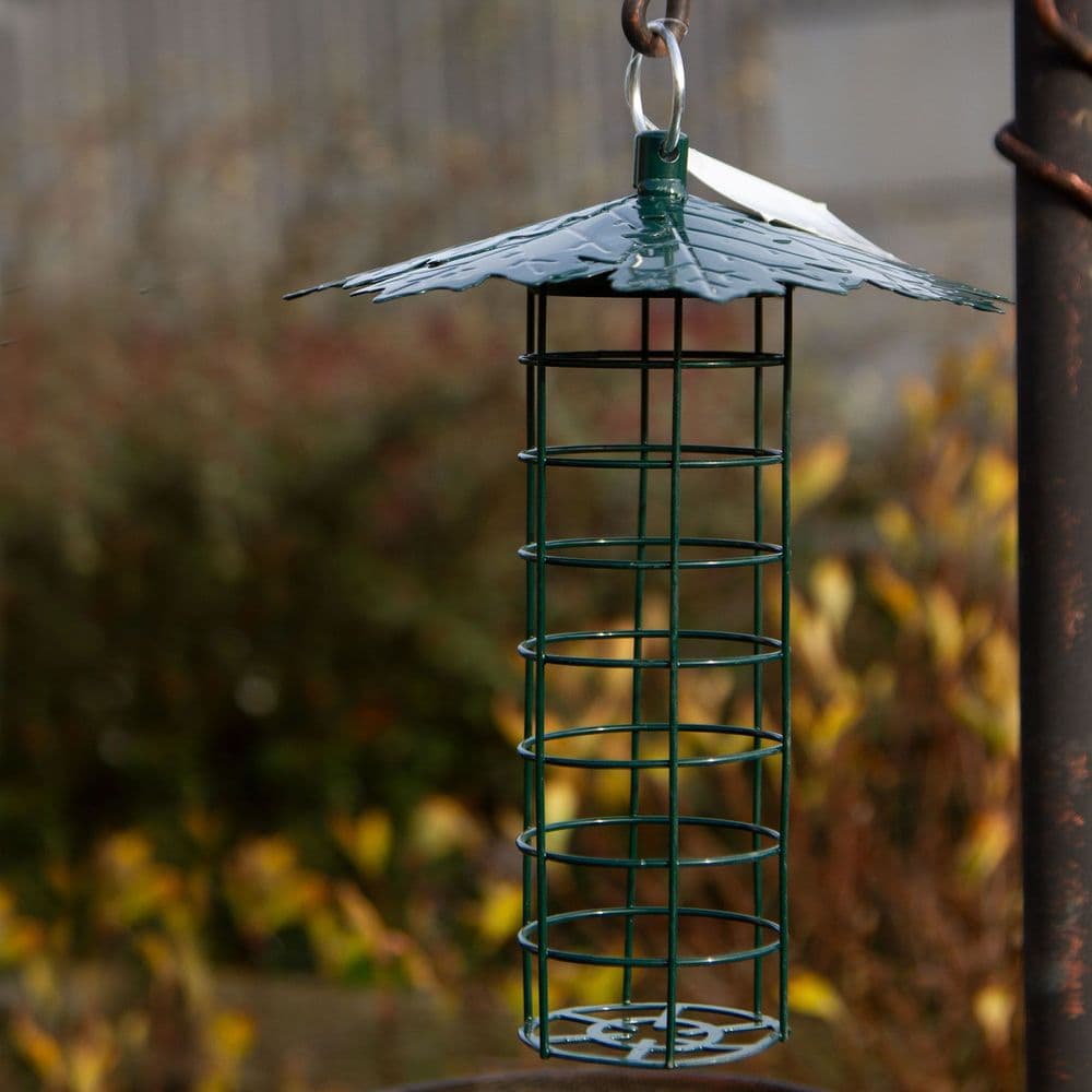 Fat Ball Feeder with Leaf Roof