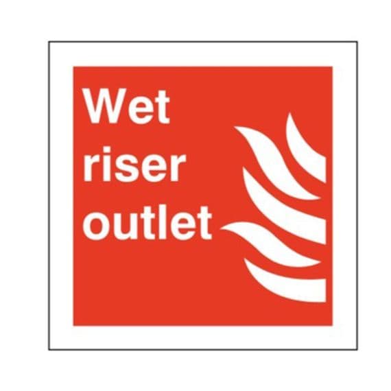 Fire Equipment Sign - FEX -Wet Riser Outlet