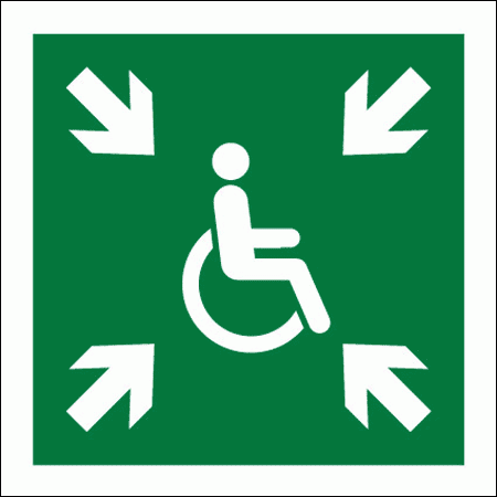 Fire Exit Disabled Access Sign - 4820 - Disabled Access
