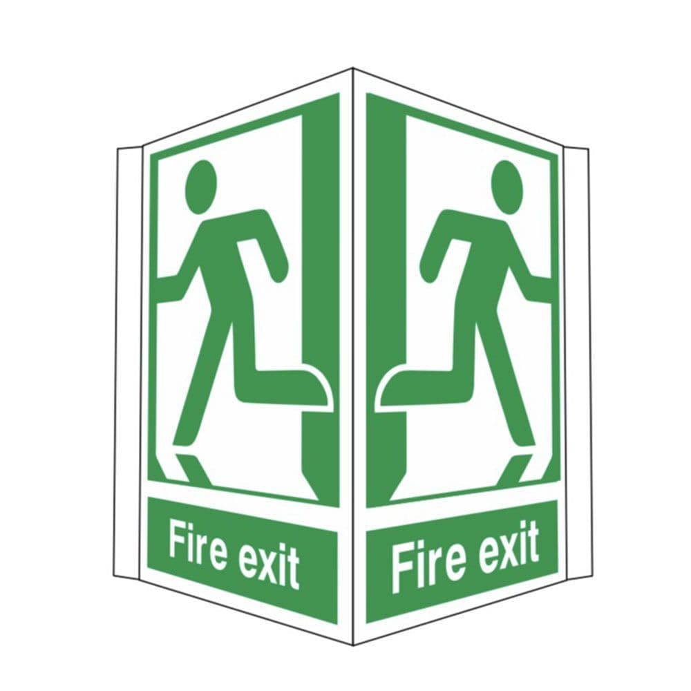 Fire Exit Running Man Sign - PRO - Projecting Sign