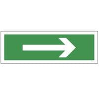 First Aid Sign - FA - Arrow