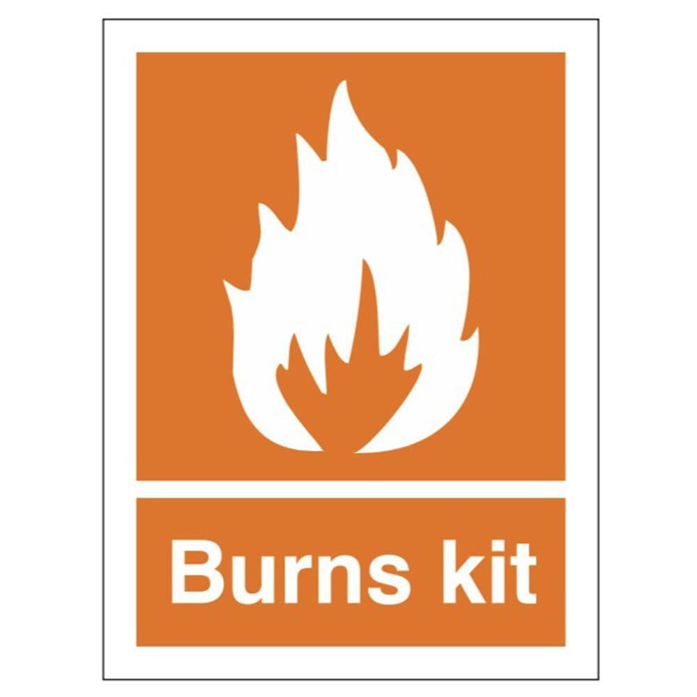 First Aid Sign - FA - Burns Kit